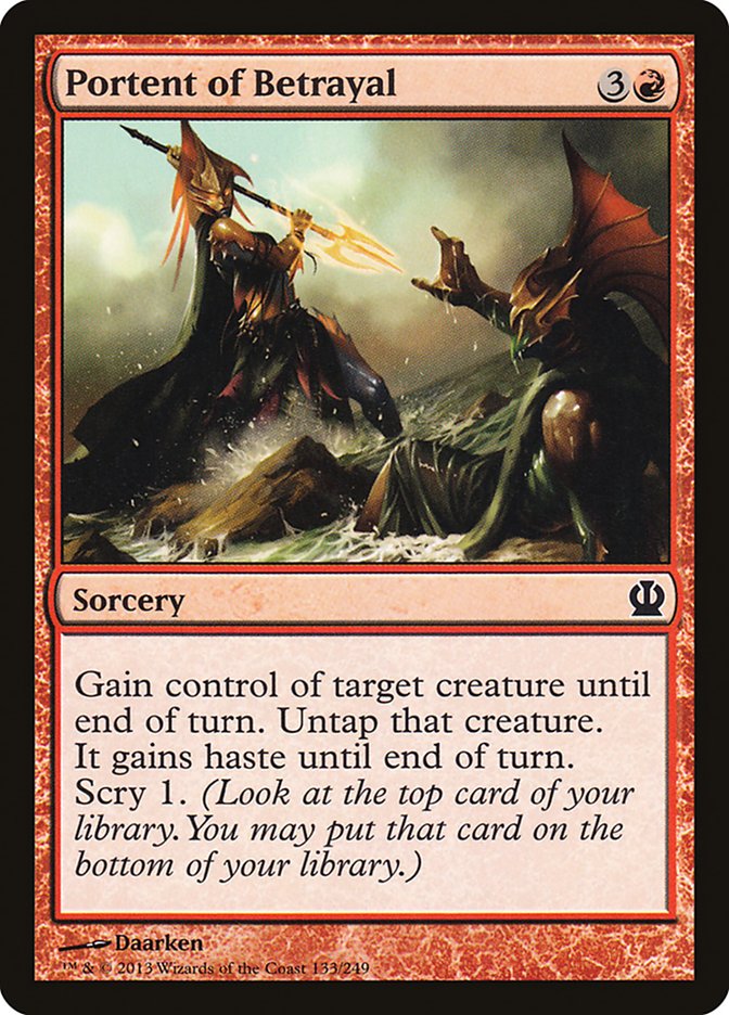 Portent of Betrayal - Magic The Gathering - Theros