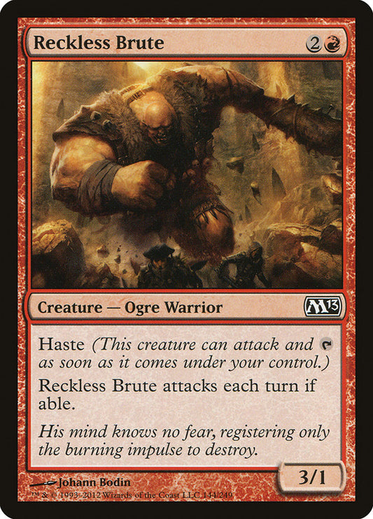Reckless Brute - Magic The Gathering - Magic 2013 M13