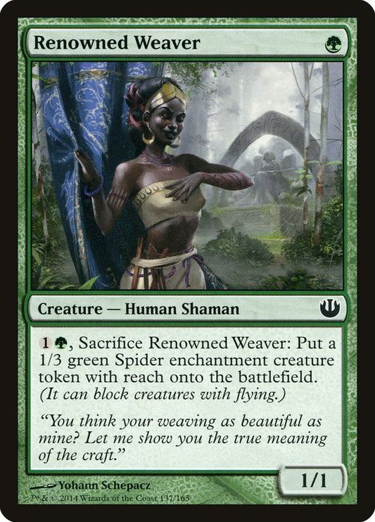 Renowned Weaver - Magic The Gathering - Journey Into Nyx