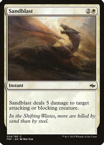 Sandblast Magic The Gathering Fate Reforged