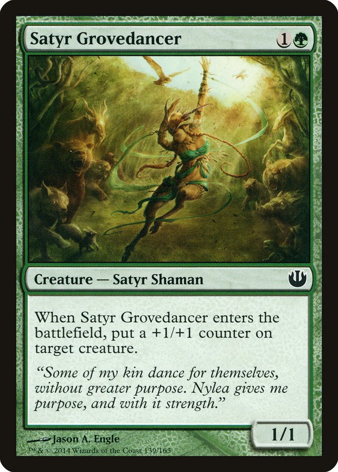 Satyr Grovedancer - Magic The Gathering - Journey Into Nyx
