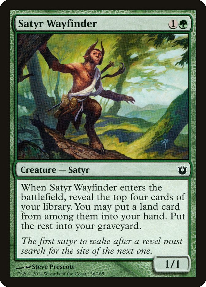 Satyr Wayfinder - Magic The Gathering - Born of the Gods