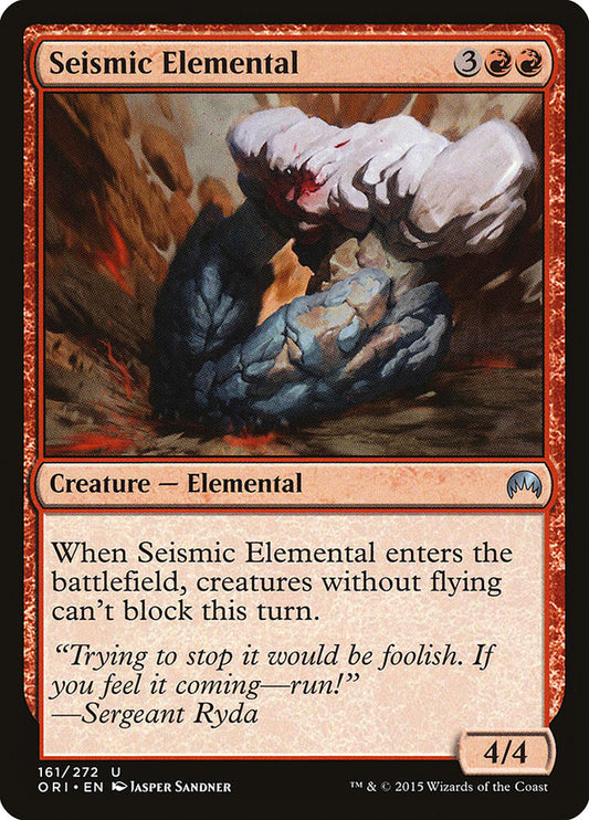 Seismic Elemental - Magic The Gathering - Magic Origins