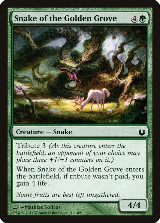 Snake of the Golden Grove - Magic The Gathering - Born of the Gods