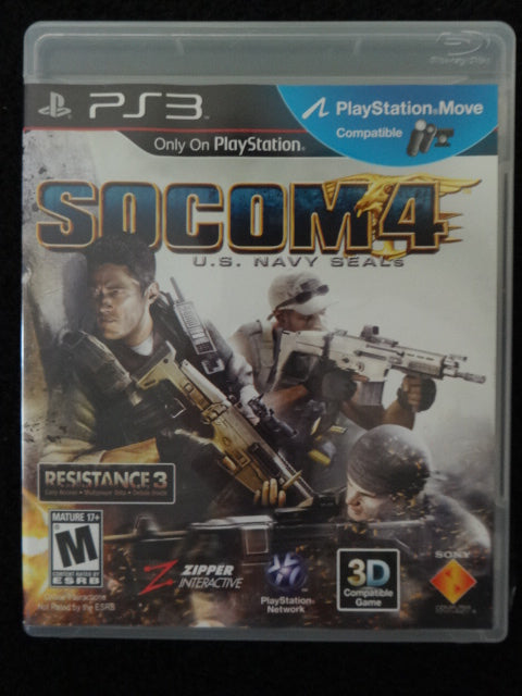 Socom 4 U.S. Navy Seals Sony PlayStation 3