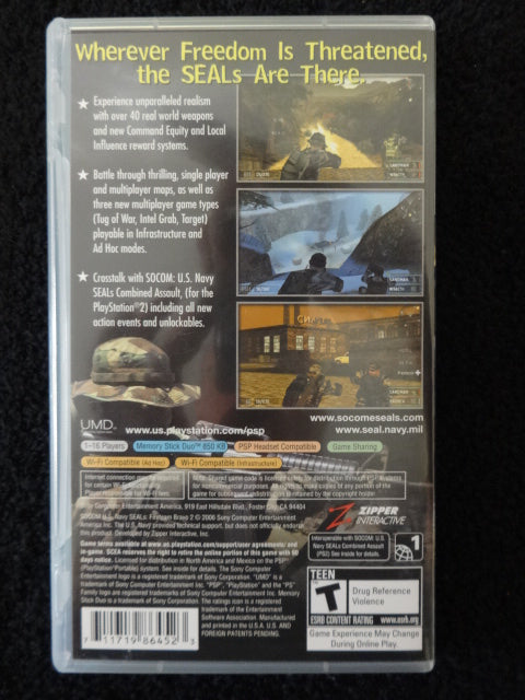 Socom U.S. Navy Seals Fireteam Bravo 2 Sony PSP