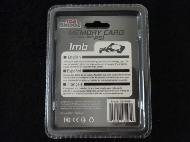 Sony PlayStation 1 Memory Card by Old Skool