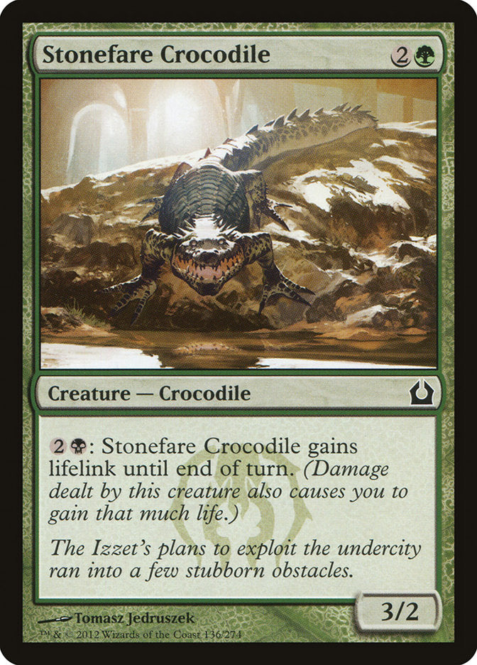 Stonefare Crocodile Magic The Gathering Return to Ravnica