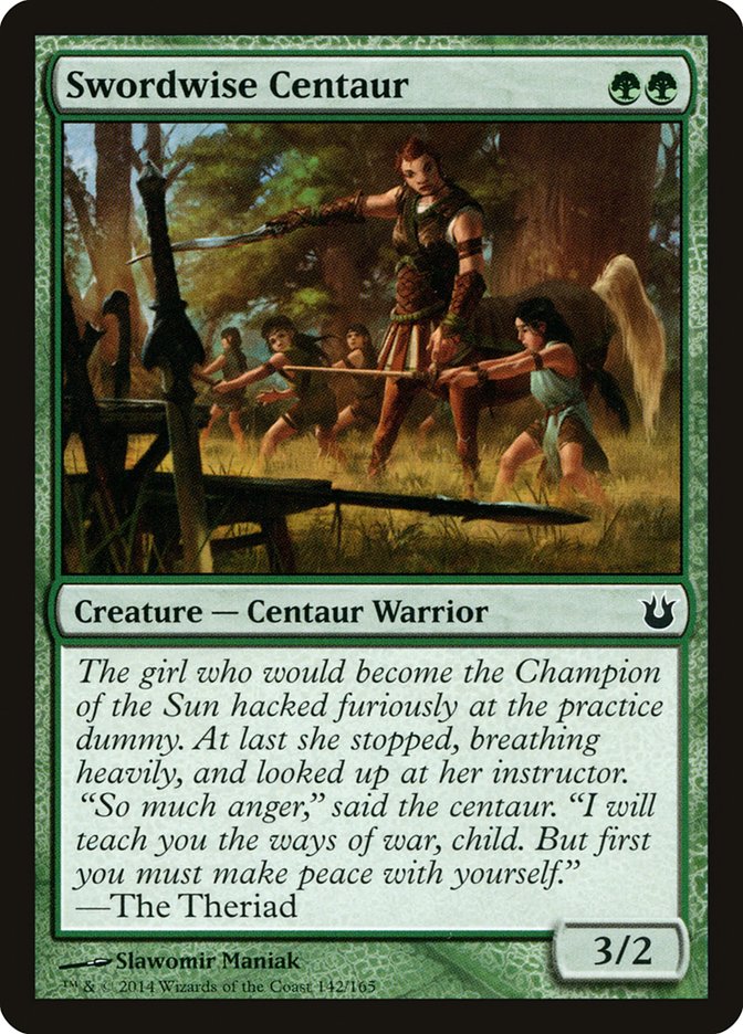Swordwise Centaur Magic The Gathering Born of the Gods