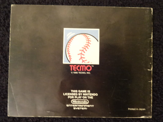 Tecmo Baseball Nintendo Entertainment System