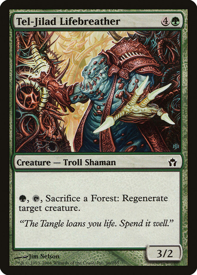Tel-Jilad Lifebreather Magic The Gathering Fifth Dawn