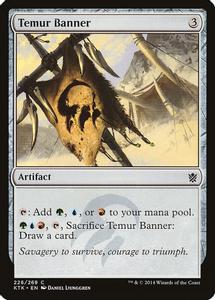 Temur Banner Magic The Gathering Khans of Tarkir