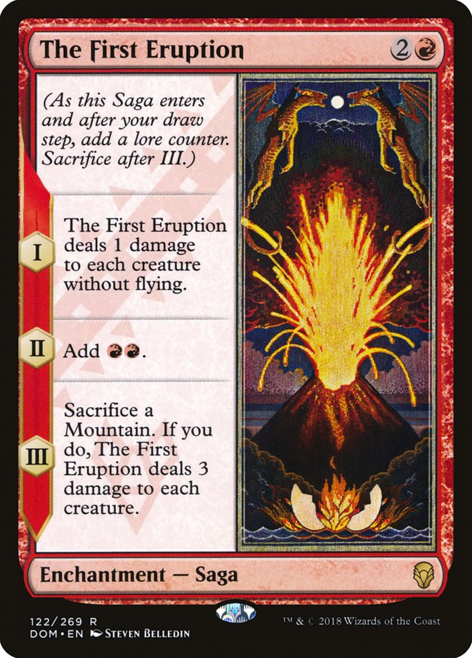 The First Eruption Magic The Gathering Dominaria dom-122