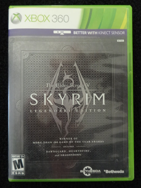 Elder Scrolls V Skyrim Legendary Edition Microsoft Xbox 360