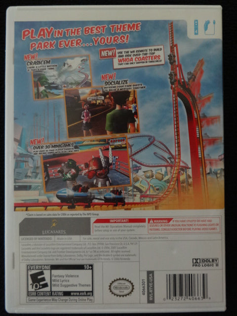 Thrillville Of The Rails Nintendo Wii