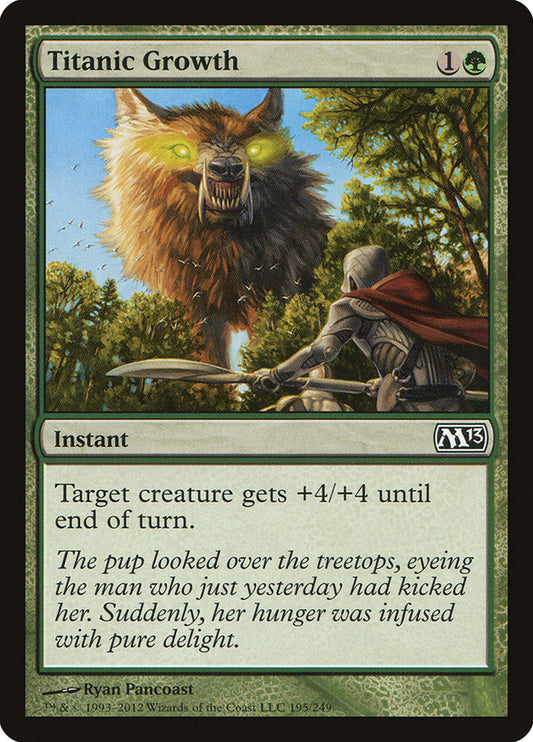 Titanic  Growth - Magic The Gathering - Magic 2013 M13
