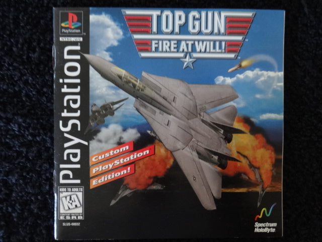 Top Gun Fire At Will Sony PlayStation