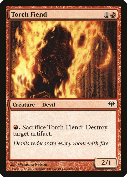 Torch Fiend - Magic The Gathering - Dark Ascension