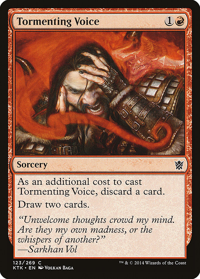 Tormenting Voice Magic The Gathering Khans of Tarkir