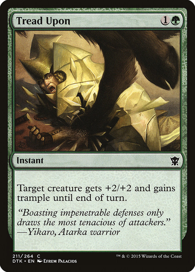 Tread Upon Magic The Gathering Dragons of Tarkir
