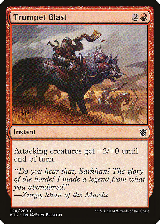 Trumpet Blast Magic The Gathering Khans of Tarkir