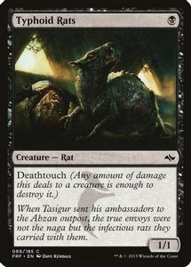 Typhoid Rats - Magic The Gathering - Fate Reforged