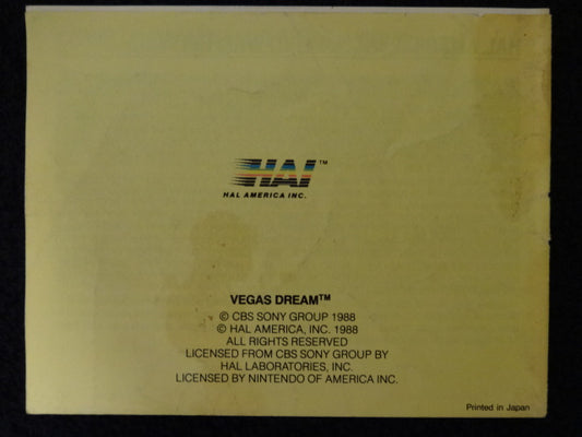 Vegas Dream Nintendo Entertainment System