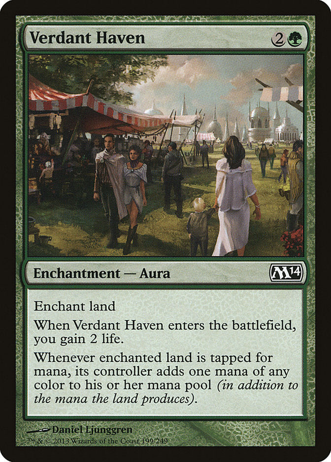 Verdant Haven Magic The Gathering Magic 2014 M14