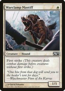 Warclamp Mastiff Magic The Gathering Magic 2013 M13