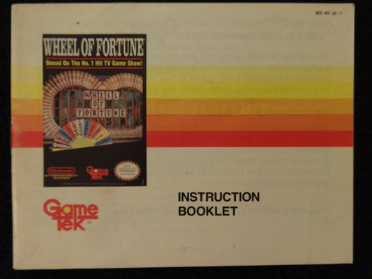 Wheel Of Fortune (Game NOT Included)
