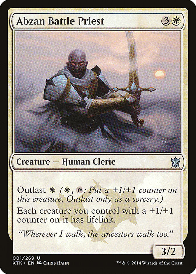 abzan battle priest magic the gathering iconic masters ima-2