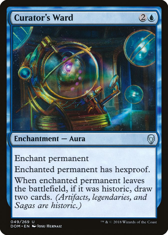 curator's ward magic the gathering dominaria dom-49