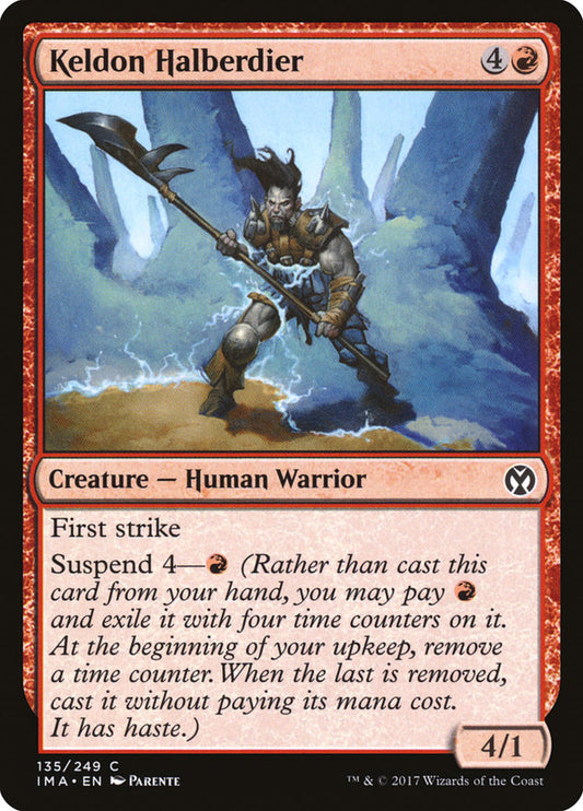 keldon halberdier - Magic The Gathering - iconic masters ima-135