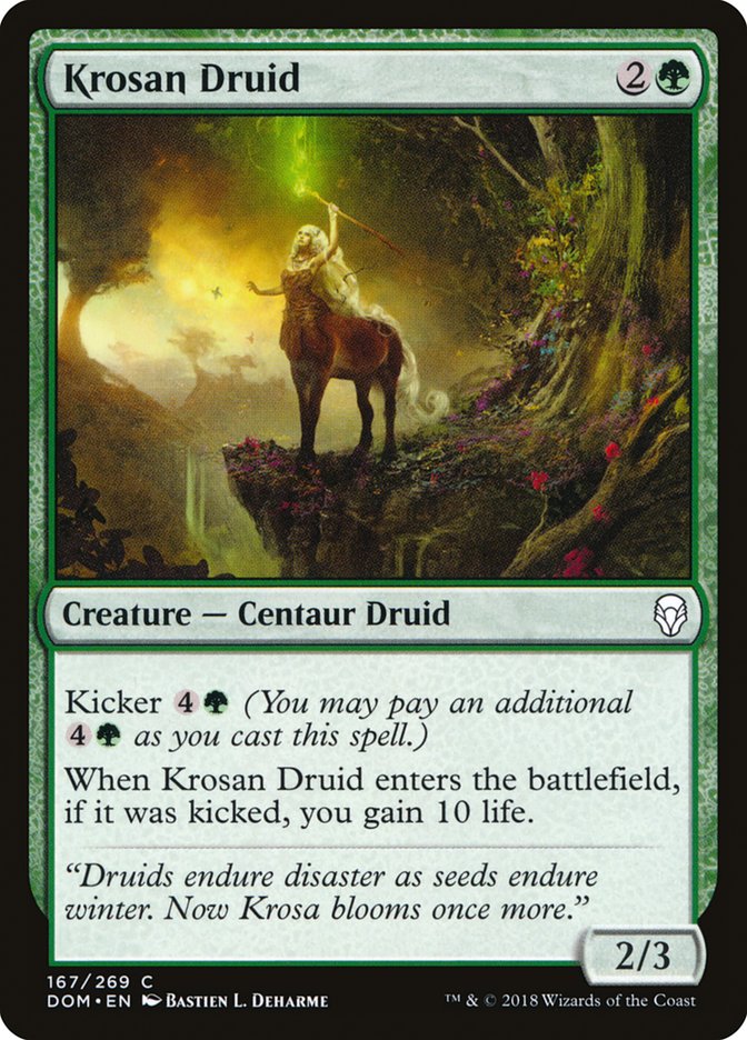 krosan druid magic the gatheriong dominaria dom-167