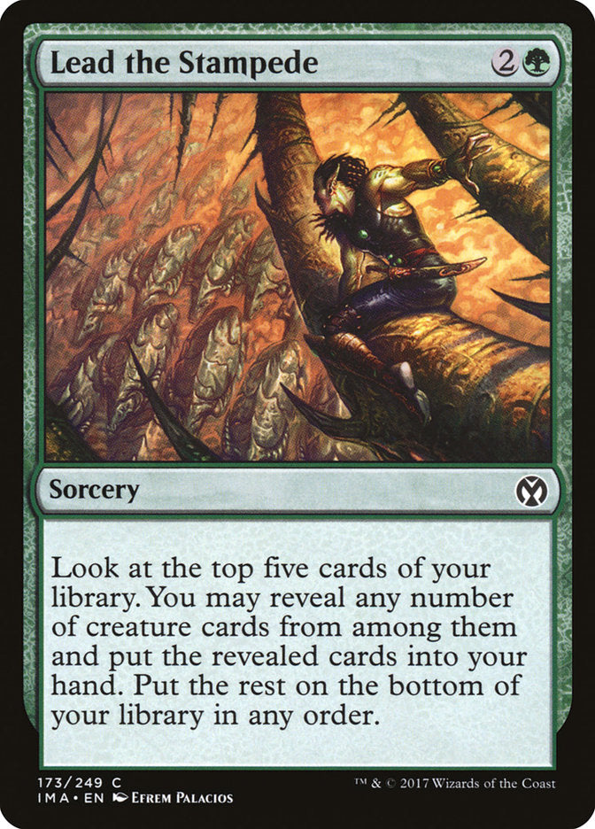 lead the stampede - Magic The Gathering - iconic masters ima-173