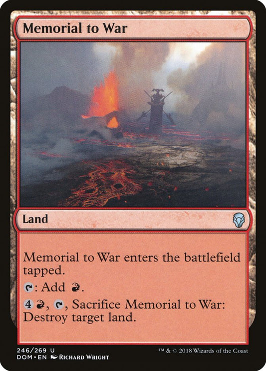 memorial to war - Magic The Gathering - dominaria dom-246