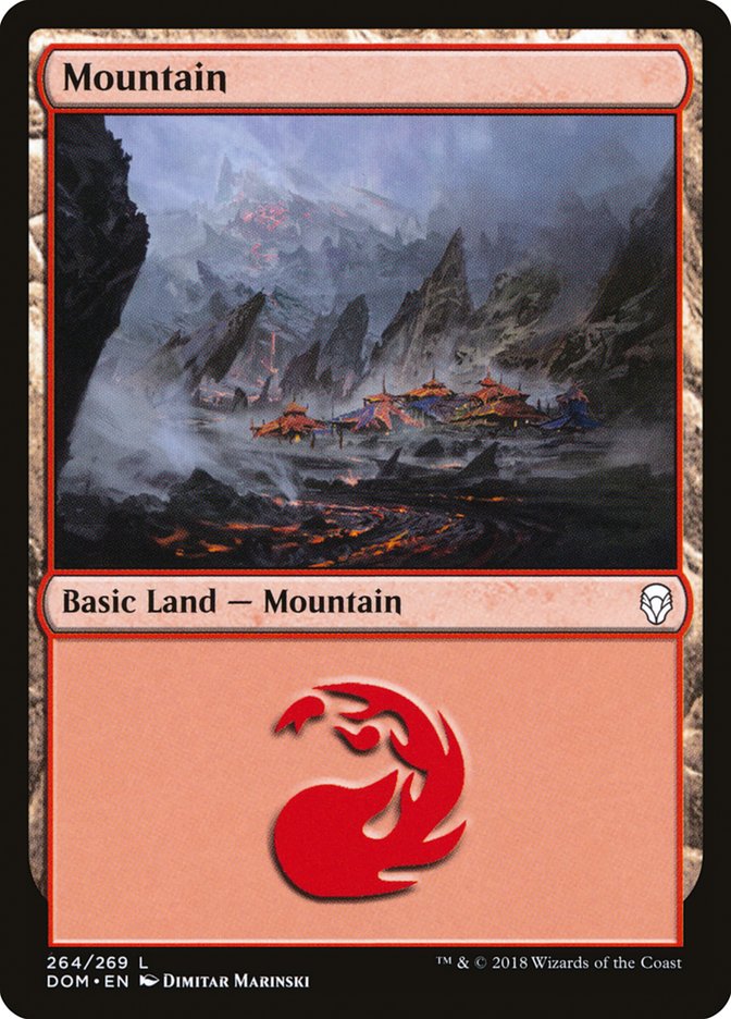 mountain magic the gathering dominaria dom-264