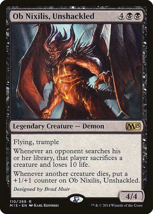ob nixilis unshackled - Magic The Gathering - m15-110