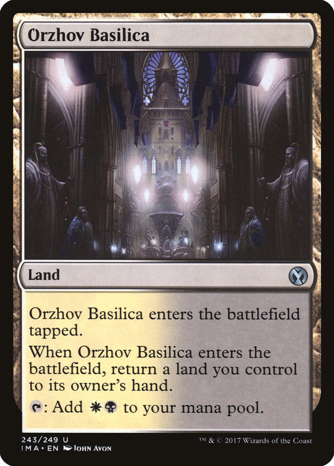 orzhov basilica magic the gathering iconic masters ima-243