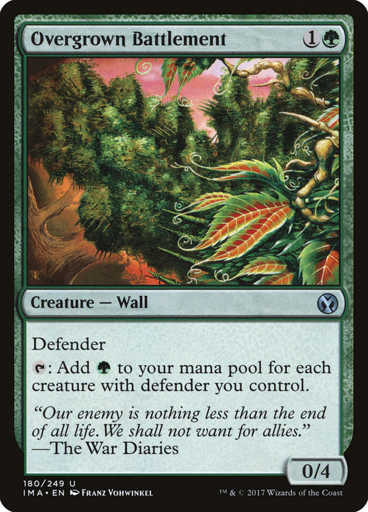 overgrown battlement - Magic The Gathering - iconic masters ima-180
