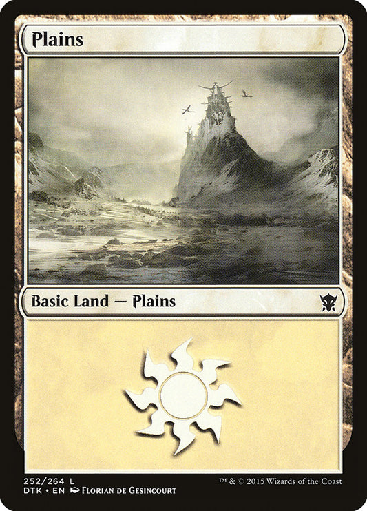 plains - Magic The Gathering - dragons of tarkir dtk-252