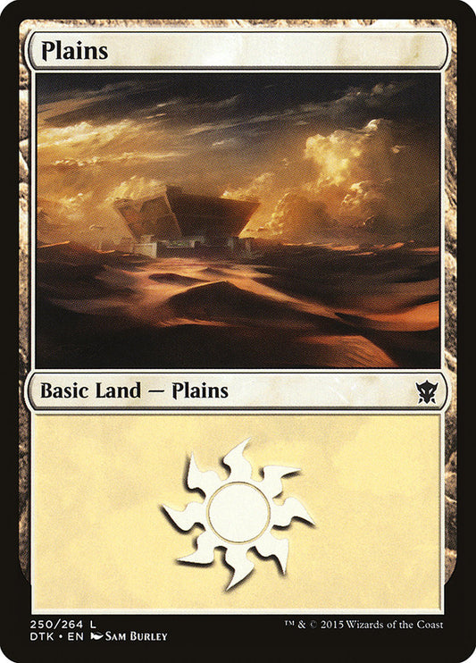 plains - Magic The Gathering - dragons of tarkir dtk-250