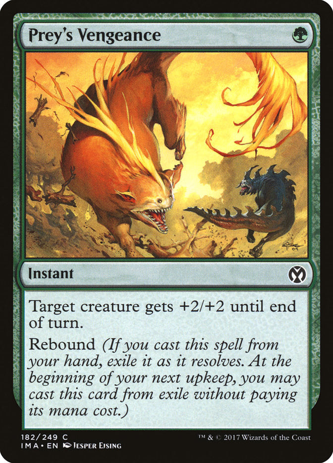 prey's vengeance magic the gathering iconic masters ima-182