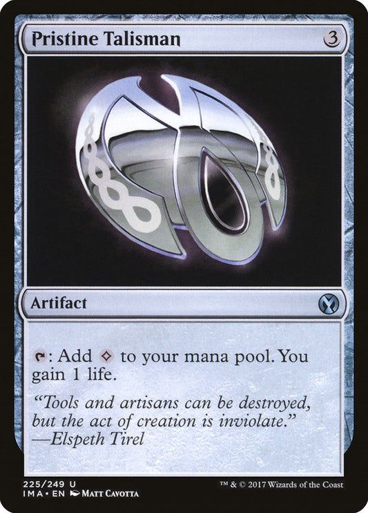 pristine talisman - Magic The Gathering - iconic masters ima-225