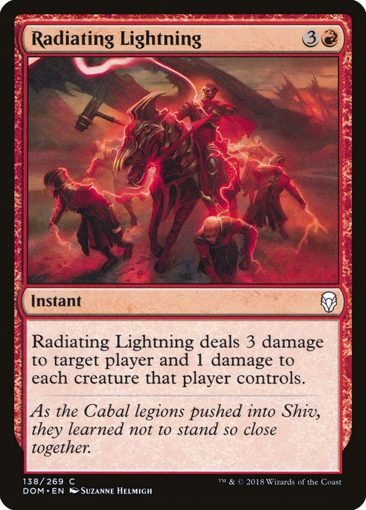 Radiating Lightning - Dominaria - Magic The Gathering