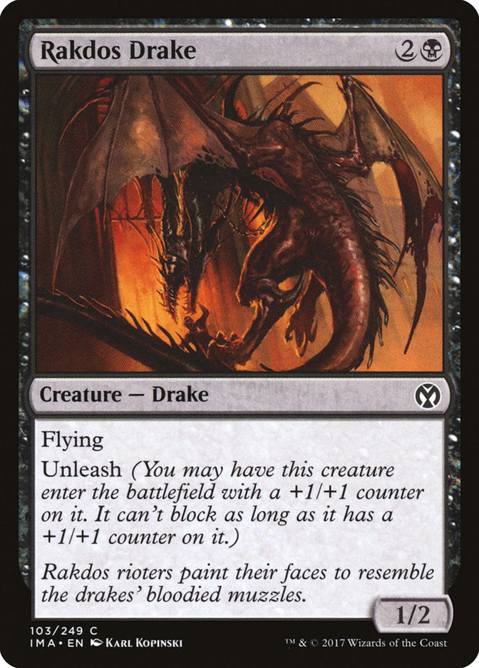 rakdos drake - Magic The Gathering - iconic masters ima-103