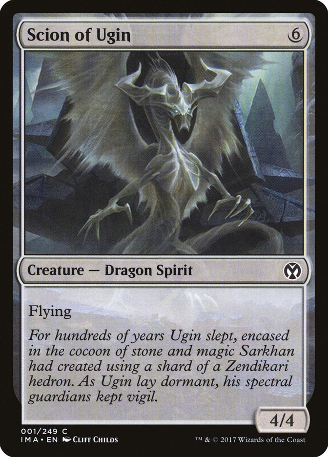 scion of ugin magic the gathering iconic masters ima 1-foil