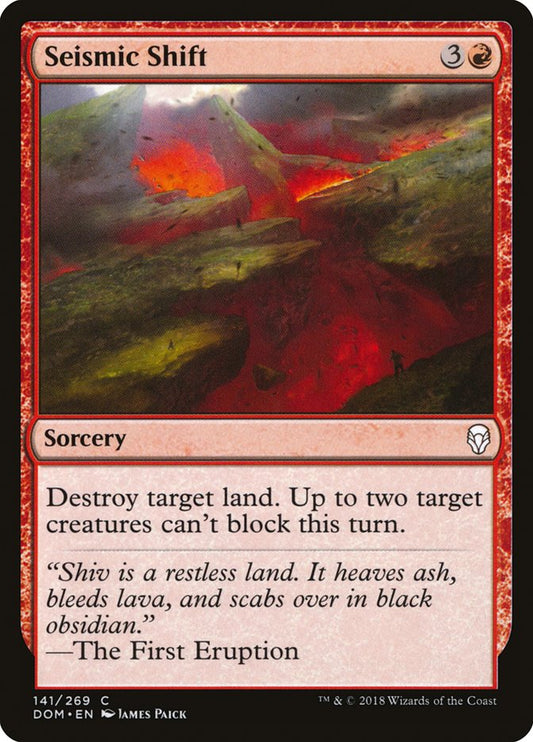 seismic shift - Magic The Gathering - dominaria dom-141