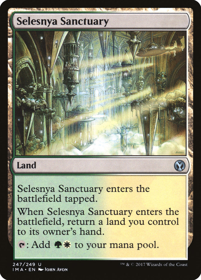 selesnya sanctuary - Magic The Gathering - iconic masters ima-247