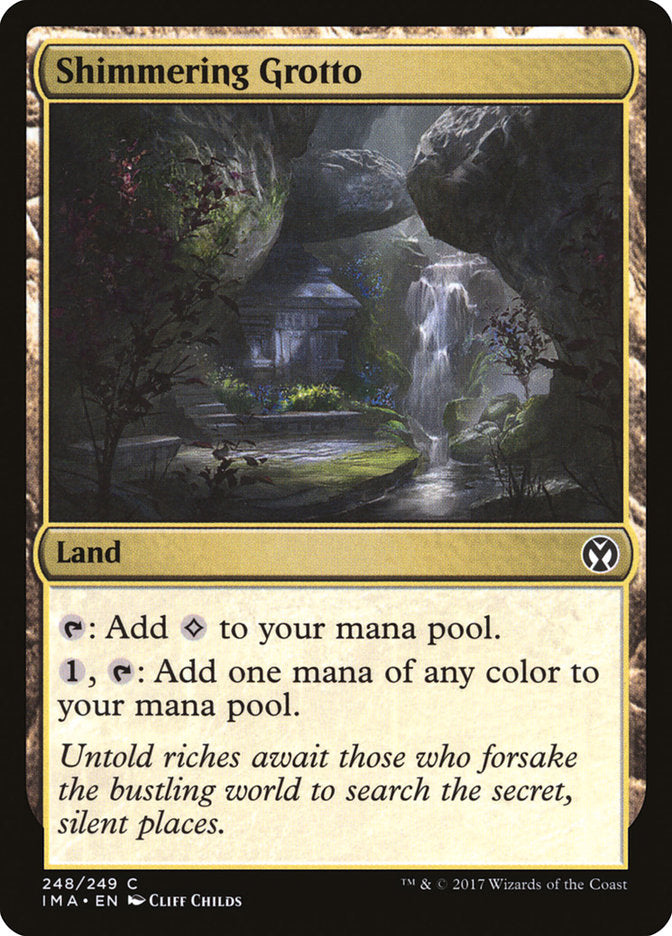 shimmering grotto magic the gathering iconic masters ima-248